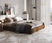 Dlažba jako mramor Bottega Angel Heart Line Grey 30x41 Luc. Rett. - béžová