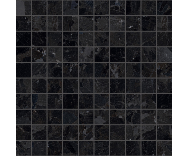 Mozaika jako kámen 41zero42 Solo Mosaic Black 30x30 - černá