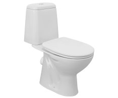Aqualine Riga Wc Kombi, Dvojtlačítko 3/6l, Zadní Odpad, Bílá