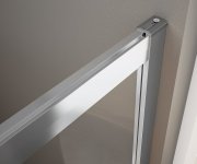 Bruckner Borg čtvrtkruhová Sprchová Zástěna 900x900x1950 Mm, R550, čiré Sklo
