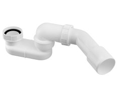 Bruckner Sifon S Převlečnou Matkou 6/4“ A úhlovým Kolenem Dn40/50