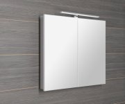 Sapho Greta Galerka S Led Osvětlením, 81x70x14cm, Bílá Mat