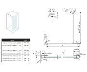 Gelco Vario Chrome Jednodílná Sprchová Zástěna K Instalaci Ke Stěně, Sklo Nordic, 1100 Mm