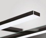 Sapho Esther 2 Led Svítidlo, 8 W, 500x14x107 Mm, Ip44, černá