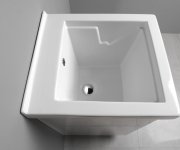Aqualine Keramická Výlevka Se Skříňkou 45x50 Cm, Včetně Sifonu