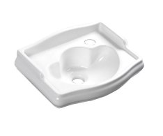 Kerasan Retro Keramické Umývátko 41x30cm, Otvor Pro Baterii Vpravo, Bílá