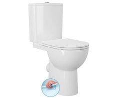 Sapho Sanivex Wc Kombi, Zvýšený Sedák, Rimless, Spodní/zadní Odpad, Bílá