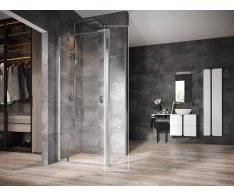 Pevná stěna Nexty NPSS - NPSS 90, lesk+transparent