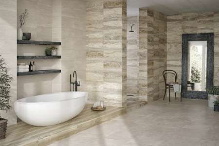 Dlažba jako beton APE Wabi Sabi Wabi Taupe Lapatto 120x120 Rett. Lapp.