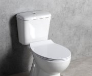 Aqualine Manuel Wc Kombi, Dvojtlačítko 3/6l, Spodní Odpad, Bílá