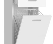Aqualine Zoja/keramia Fresh Skříňka Spodní S Košem 35x78x29cm, Bílá