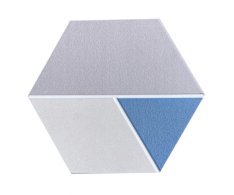 Deceram Linea Blue 16x18