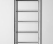 Sapho Shick Nástěnný Sušák Ručníků 500x1344 Mm, Kulatý, Chrom