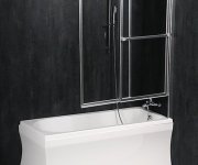 Polysan Olbia Vanová Zástěna S Pneumatickým Zdvihem, š. 1230mm, Stříbrná, čiré Sklo