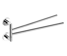 Koupelnový doplněk Dvojitý držák ručníků otočný 399 mm COLORADO COA0602