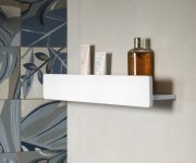 Sapho Abeline Polička S Hrazdou Rockstone 600mm, Bílá Mat