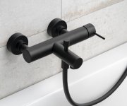 Sapho Ultramix Nástěnná Vanová Baterie, černá Mat