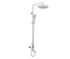 Mereo Dita Vanová Baterie S Talířovou Kulatou Slim Sprchou ø 300 Mm, Nerez