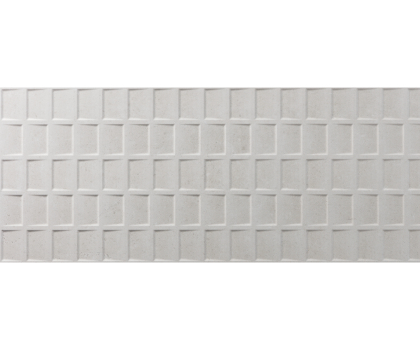 Vzorovaný dekor Ecoceramic Dec. Flagstone Blanco 40 x 120 Rect. - bílá