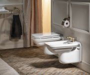 Kerasan Waldorf Bidet Závěsný 37x55cm, Bílá