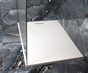 Polysan Kazuko Sprchová Vanička Z Litého Mramoru, Obdélník 120x90cm, Bílá