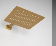 Sapho Slim Hlavová Sprcha, 300x300mm, Zlato Mat