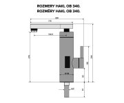 Stojánková Baterie S Ohřevem, Příkon 3,3kw, Chrom HAKL-OB340