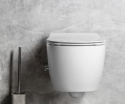 Isvea Sentimenti Cleanwash Závěsná Wc Mísa, Integrovaný Ventil A Bidet. Sprška, Rimless, 36x53cm, Bílá