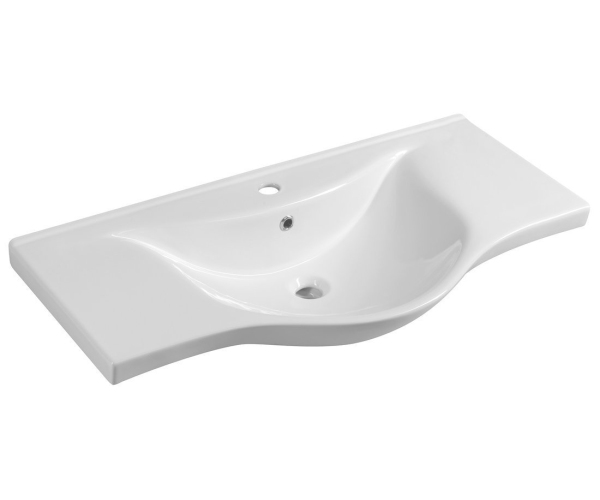 Aqualine Zara 100 Keramické Umyvadlo Nábytkové 99,5x46,5cm, Bílá