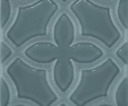Vzorovaný dekor Aleluia Urban Atelier Decor Glam Atlantico 10x10 - tyrkysová