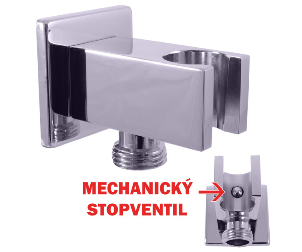 Držák sprchy s integrovaným STOP ventilem MD0751
