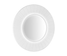 Sapho Lumiro Strip Kulaté Zrcadlo S Led Osvětlením V Rámu ø 75cm, Bílá Mat