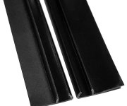 Gelco Set Svislých Těsnění Pro Sklo 6/6mm, 1900mm, černá (2ks)
