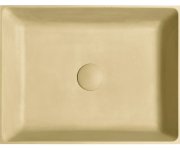 Sapho Formigo Betonové Umyvadlo Na Desku, 47,5x36,5cm, žlutá Mat