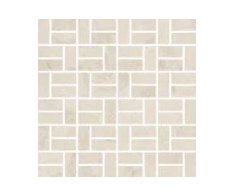 Coem Versatile Stone Mosaic Brick 2x5 Bianco 30,2x30,2 Luc. Rett.