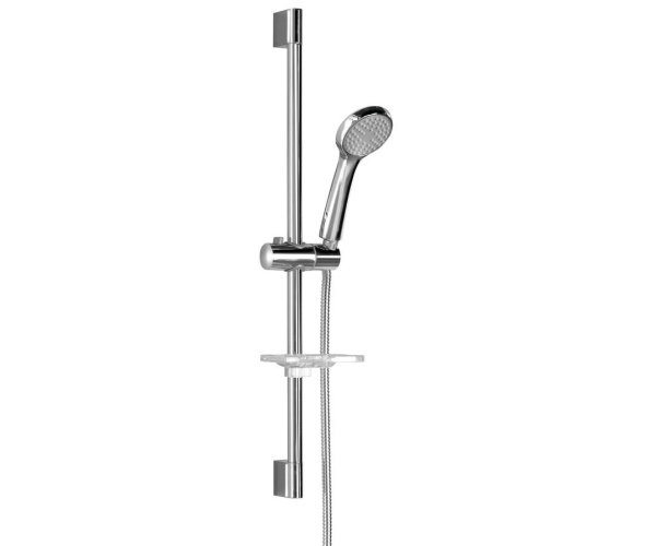 Bruckner Sprchová Souprava S Mýdlenkou, Posuvný Držák 645mm, Hadice 1500mm, Chrom