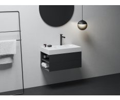 SD Lite 80 L/P skříňka pod umyvadlo - SD Lite 80 L skříňka pod umyvadlo černá matná