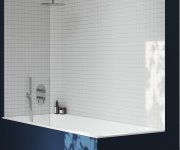 Držák sprchy s vývodem vody - 706.00CR Podomítkový vývod s držákem, chrom X07P206