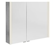 Sapho Alix Galerka S Led Osvětlením 86x70x17,5cm, Dub Stříbrný