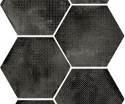 Vzorovaná dlažba Equipe Urban Melange Dark MIX 29,2x25,4 - antracitová (skladem)