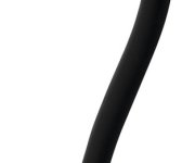 Aqualine Nástěnný Kulový Ventil 1/2", Flexibilní Ramínko, Chrom/černá Mat