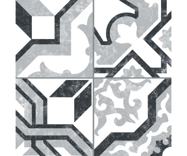 Retro dlažba Codicer Borne Mix Grey 25x25