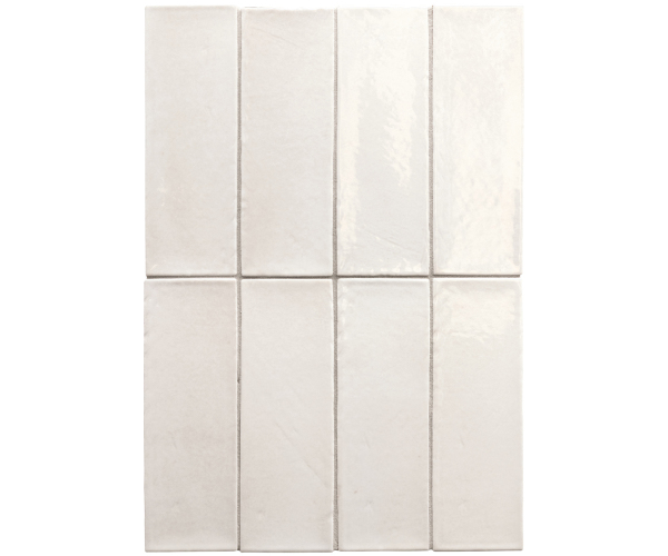 Obklad jako beton Equipe Miyako White Gloss 5x15 Luc. - bílá