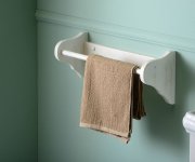 Sapho Retro Držák Ručníků 50x17cm, Starobílá