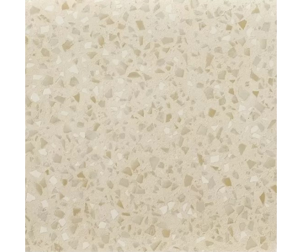 Dlažba jako terrazzo Coem Terrazzo Maxi Caolino Nat. Rett. 60x60 - béžová