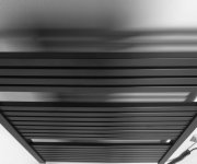 Aqualine Tondi-e Elektrické Otopné Těleso Rovné 600x970 Mm, 400 W, černá Mat