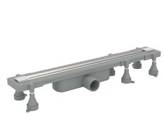 Omp Tea Sumisura Podlahový žlab S Nerezovým Roštem, L-450-1230, Dn50