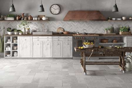 Kuchyně ve vzhledu  BETONU Cerdomus Effetto P. di Ostuni Grigio
