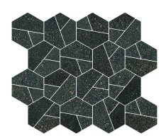 Fioranese I Cocci Grafite Mosaico Exa 30x30 Matt. Rett.