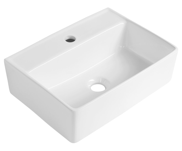 Bruckner Zipser Keramické Umyvadlo 43x32cm, Bílá